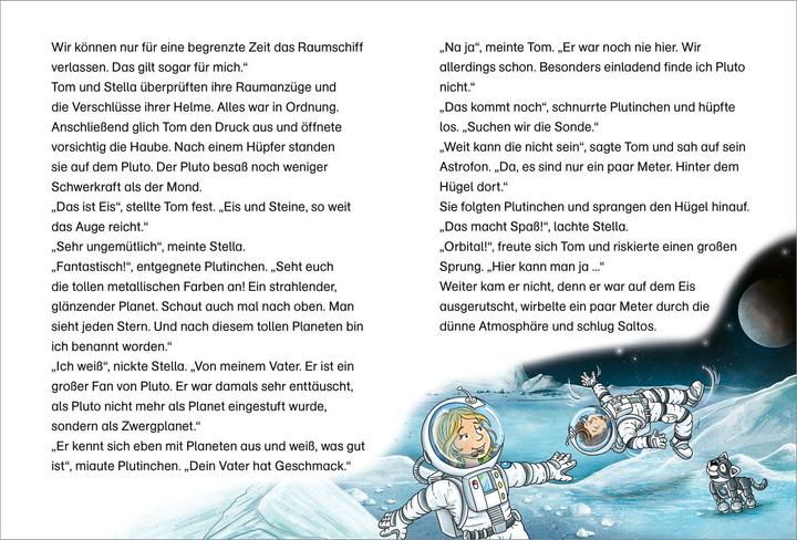 Actual product image Tessloff Der kleine Major Tom. Band 17. Rettungsmission zum Pluto (German, Bernd Flessner, Peter Schilling, 2023)