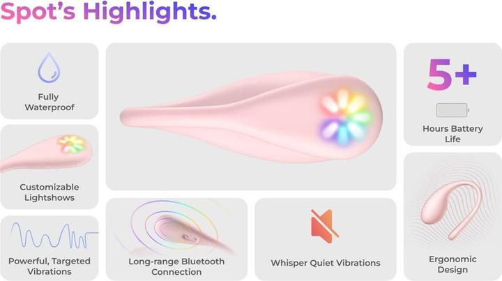 Produktbild Kiiroo Spot Interaktiver Ei-Vibrator zum Tragen