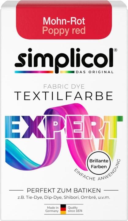 Image du produit MGA Colorant textile expert, rouge coquelicot 150 g (écarlate, 150 ml)