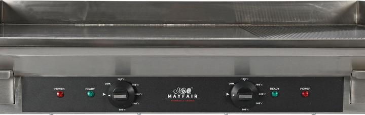 Immagine prodotto Mayfair Griddleplatte 90 1/3 gerillt 230V/5400W CH Stecker 922x520x230 mm CNS