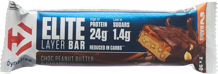 Produktbild Dymatize Elite Layer Bar (60g) (Erdnuss - Caramel, 1 Stk., 60 g)