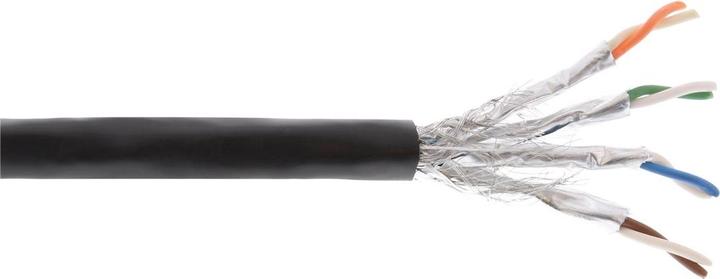 Actual product image InLine Exterior wiring cab. Cat.7a (S/FTP, CAT7a, 50 m)