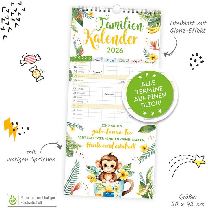 Produktbild FamilienkalenderSpruchreif2026 (Deutsch)