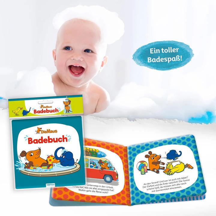 Produktbild Badebuch "Die Maus" wasserfest (Deutsch, Trötsch Verlag, 2021)