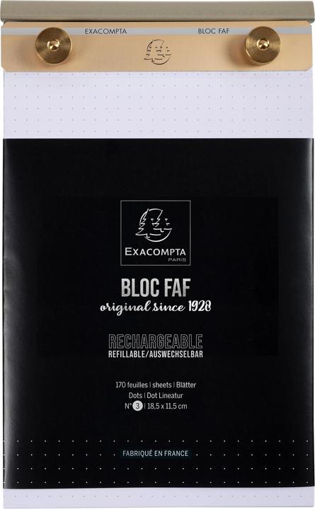 Actual product image Exacompta Block FAF (Dotted)