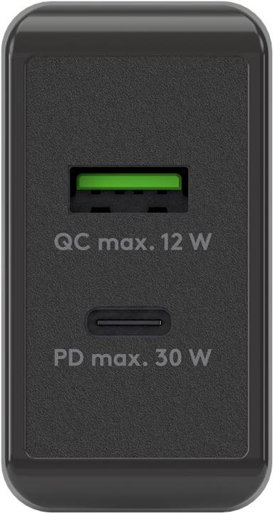 Actual product image Goobay Dual USB Quick Charger (30 W)