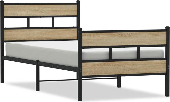 Immagine prodotto VidaXL Letto in metallo Struttura letto a doghe letto matrimoniale senza materasso 160x200cm (160 x 200 cm)