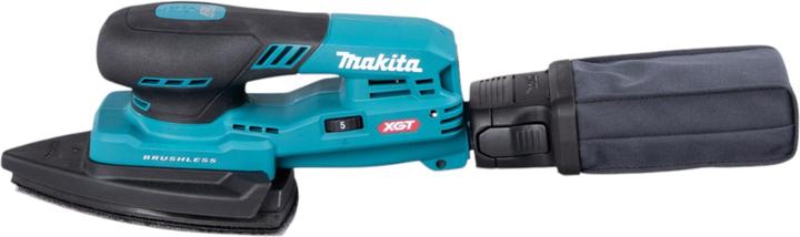 Produktbild Makita BO 006 CGT201 Akku Deltaschleifer 40 V max. 100 x 150 mm 3,0 mm Hub Brushless + 2x Akku 5,0 (Exzenterschleifer)