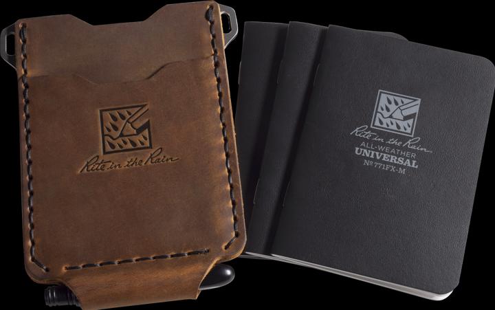 Produktbild Rite in the Rain Set Leder Notizbuch Portemonnaie Guide