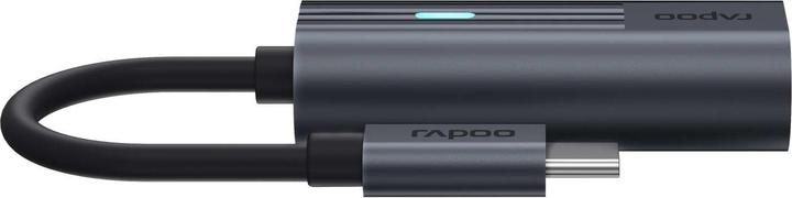 Produktbild Rapoo USB-C Adapter, USB-C auf 3,5 mm Audio, grau