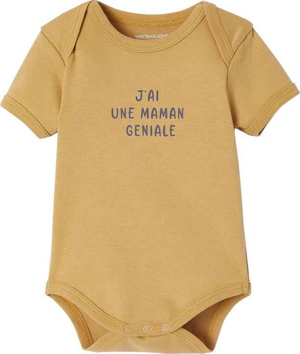 Image du produit Vertbaudet Bio-Kollektion: 5er-Pack Baby Kurzarm-Bodys in Geschenkbox (74)