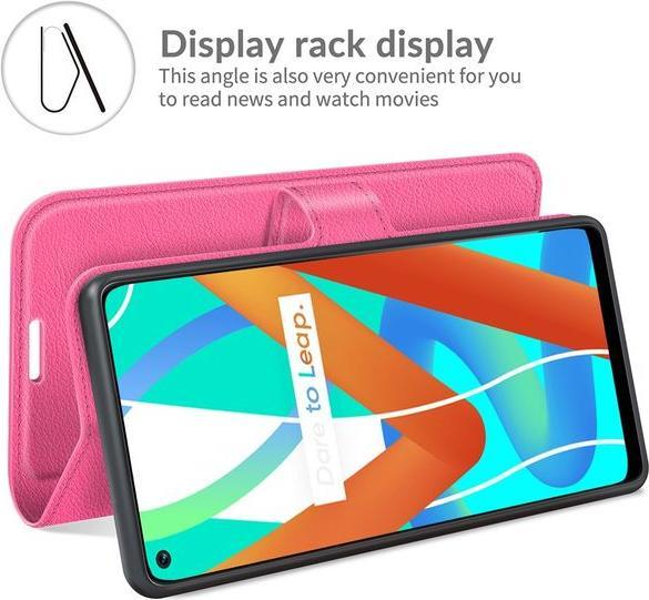 Produktbild MU Classic Litchi Leder Bookcover Series (Realme 8 5G)