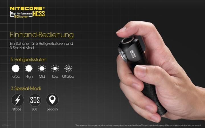 Immagine prodotto Nitecore Hc33 (1800 lm)