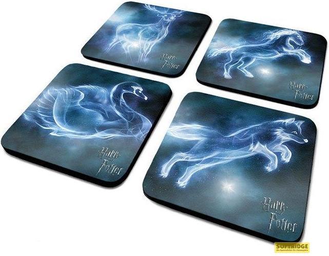 Bandai Harry Potter: Patronus (4er Set) (4 x, Glasuntersetzer)