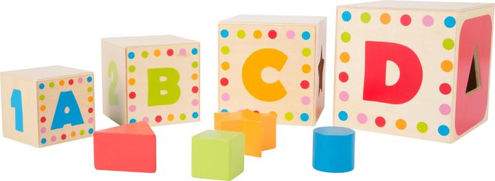 Actual product image small foot Stacking cube ABC