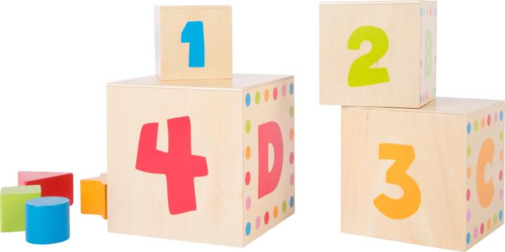 Actual product image small foot Stacking cube ABC