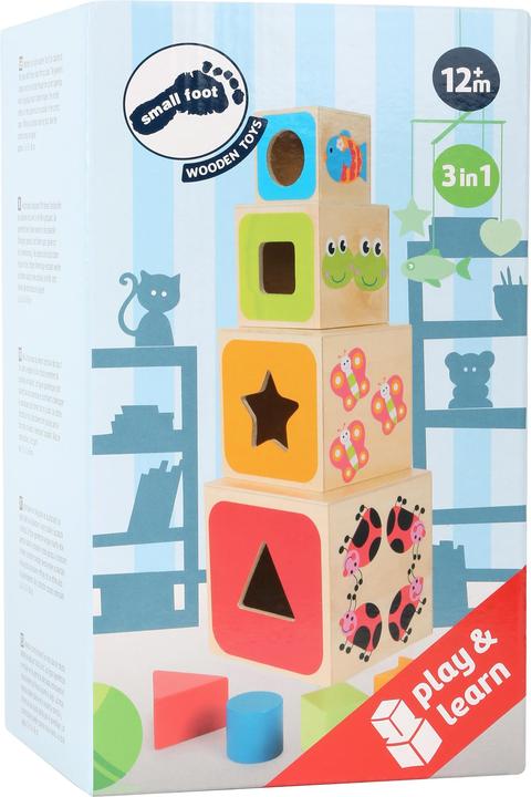 Actual product image small foot Stacking cube ABC