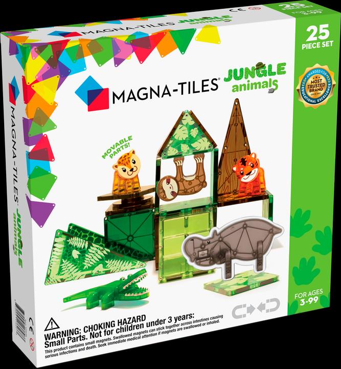 Actual product image Magna-Tiles Jungle Animals Set