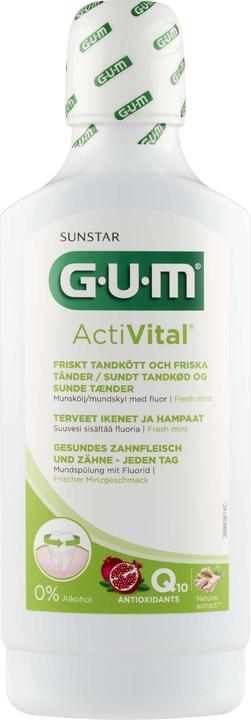 GUM ActiVital Mundspülung, 500 ml Lösung (500 ml, Mundspülung)