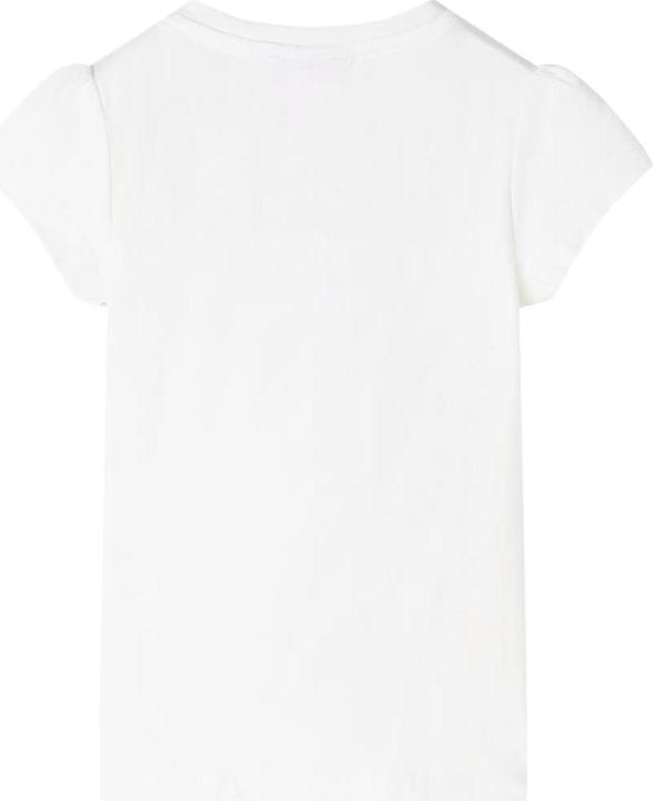 Produktbild VidaXL Kinder-T-Shirt Ecru 116,Material: 95 % Baumwolle. 5 (116)