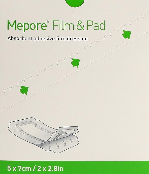 Produktbild Mepore Film & Pad 5x7cm square (neu) 85 Stk (85 x)