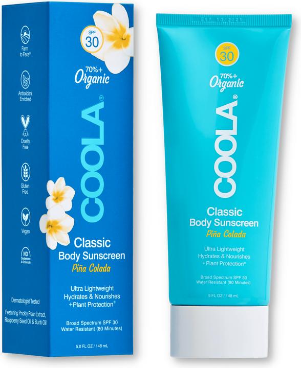 Actual product image Coola Suncare Classic Lotion Pina Colada (Sun cream face, SPF 30, 148 ml, 148 g)