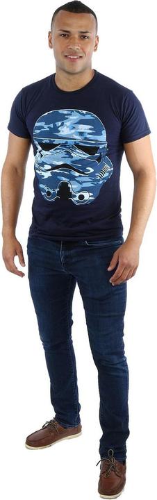 Actual product image Star Wars Mens Stormtrooper Command Midnight Camo T-Shirt (M)