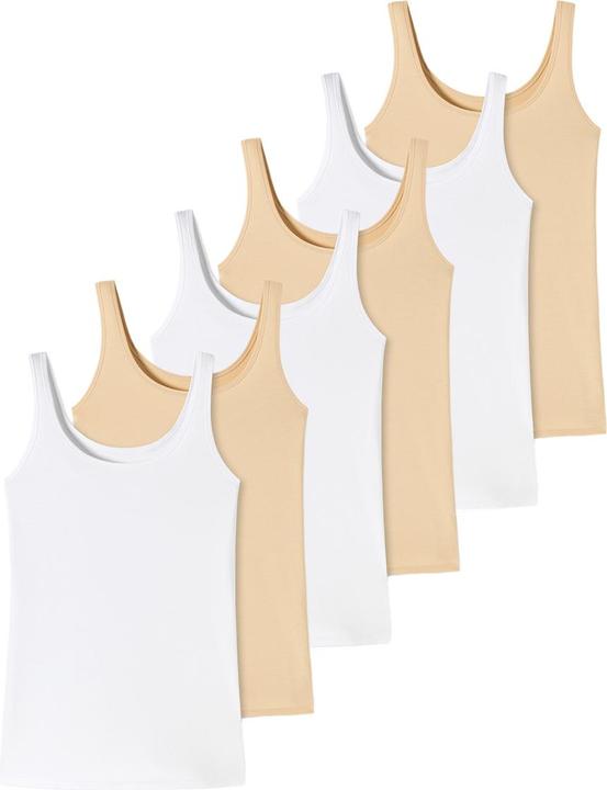 Actual product image Uncover by Schiesser 6-pack cotton vest / top (L)