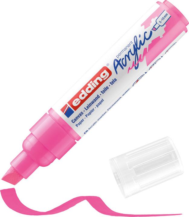Image du produit Edding Marqueur acrylique 5000 (Multicolore, 10 mm, 5 x)
