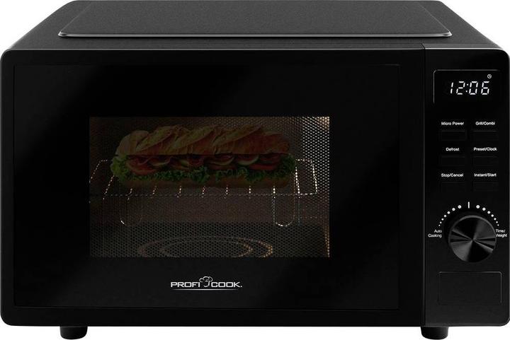 Actual product image Proficook PC-MWG 1278 Mikrowelle 700 W schwarz (20 l)