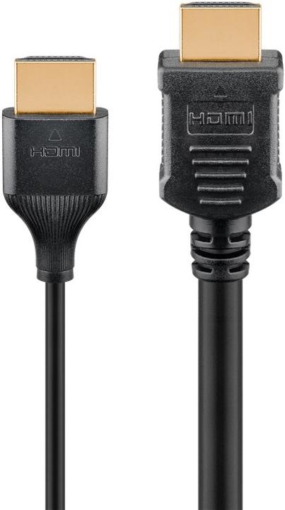 Actual product image Goobay Slim High Speed HDMI cable with Ethernet (2 m, HDMI)
