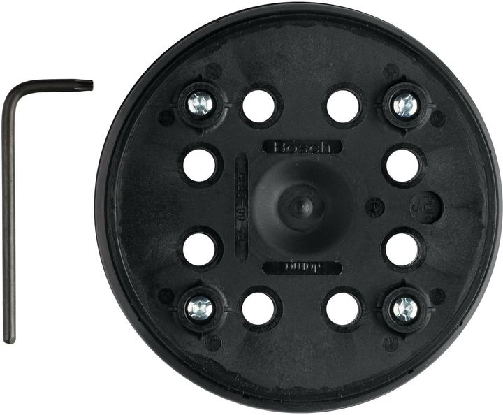 Bosch Professional Zubehör Schleifteller mittel, 125 mm, 8, für PEX 270 A, PEX 270 AE (Mittelhart)