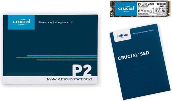 Produktbild Crucial P2 (1000 GB, M.2 2280)