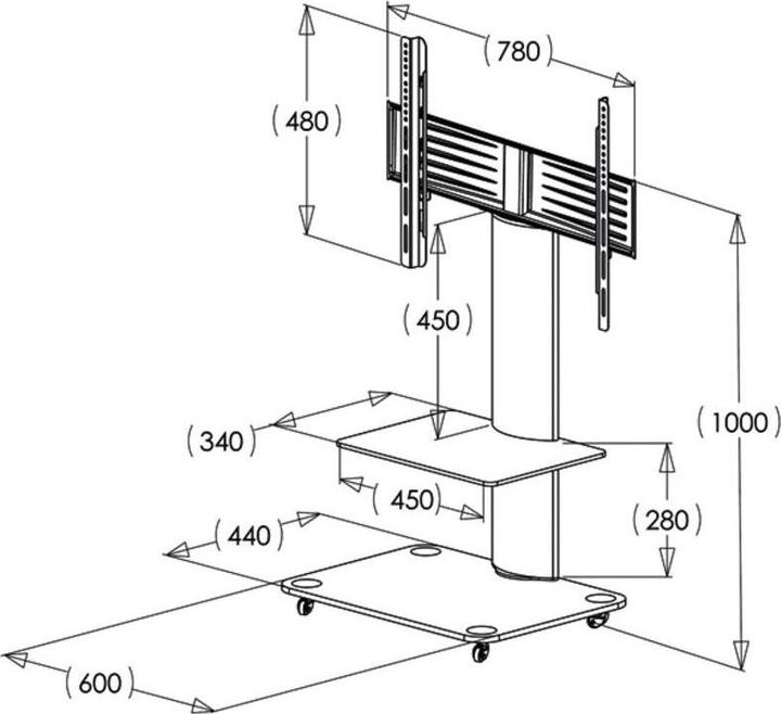 Produktbild VCM Tosal (70", 30 kg)