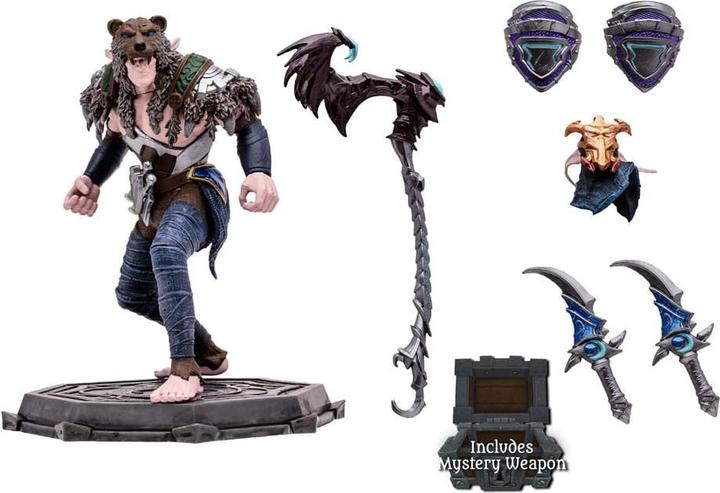 Productafbeelding McFarlane World of Warcraft beeldje Night Elf Druid Rogue (Zeldzaam) 15 cm