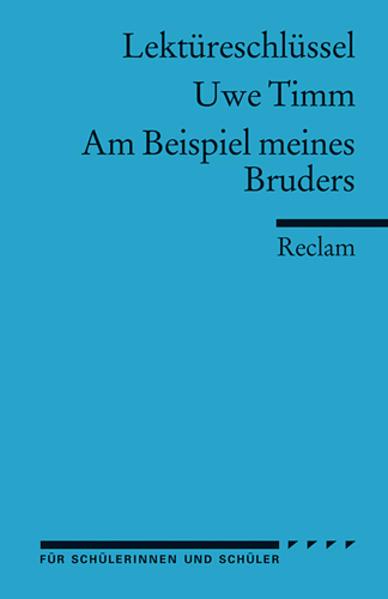 Produktbild Uwe Timm - Am Beispiel meines Bruders (Deutsch, Mirjam Bellmann, 2011)