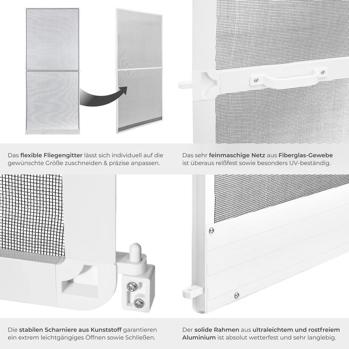 Actual product image tectake Fly screen (95 x 210 cm)