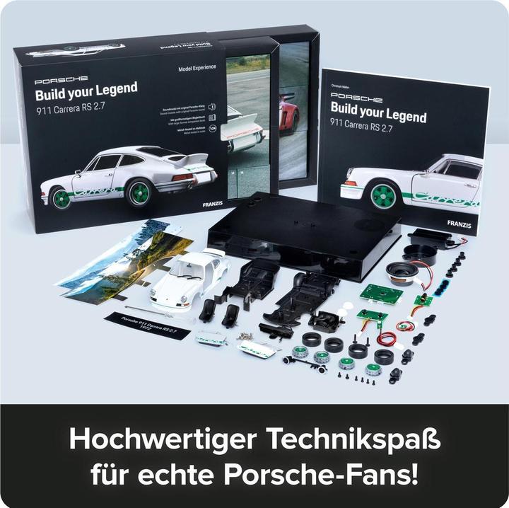 Actual product image Franzis Porsche 911 Build your legend