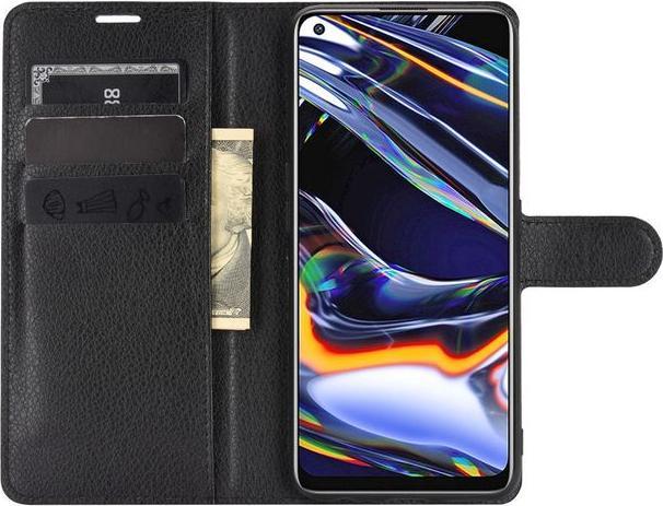 Actual product image MU Classic Litchi Leather Bookcover Series (Realme 7 Pro)