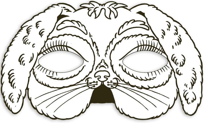 Actual product image Animal masks to colour