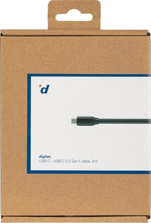 Produktbild Digitec USB Typ C – USB Typ C (3 m, USB 3.2 Gen 1)