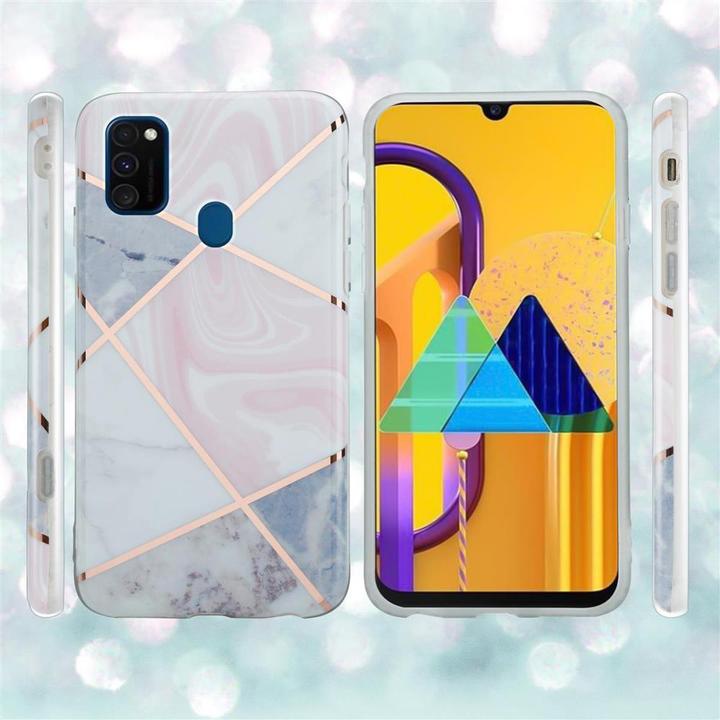 Actual product image Cadorabo IMD TPU Colorful Marble Cover (Huawei P20 Lite)