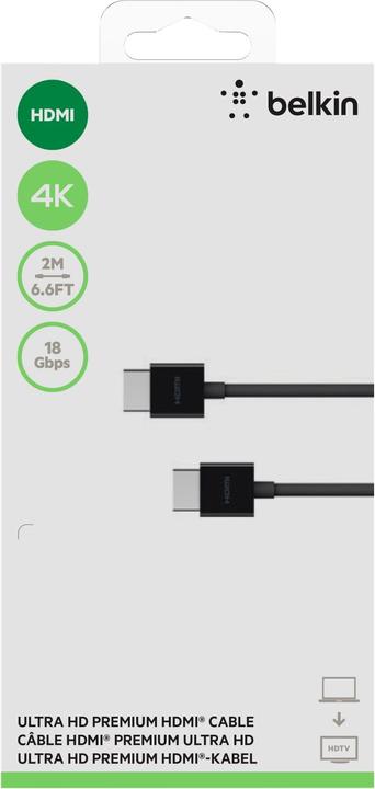 Energy Label Belkin HDMI (Typ A) — HDMI (Typ A) (2 m, HDMI)