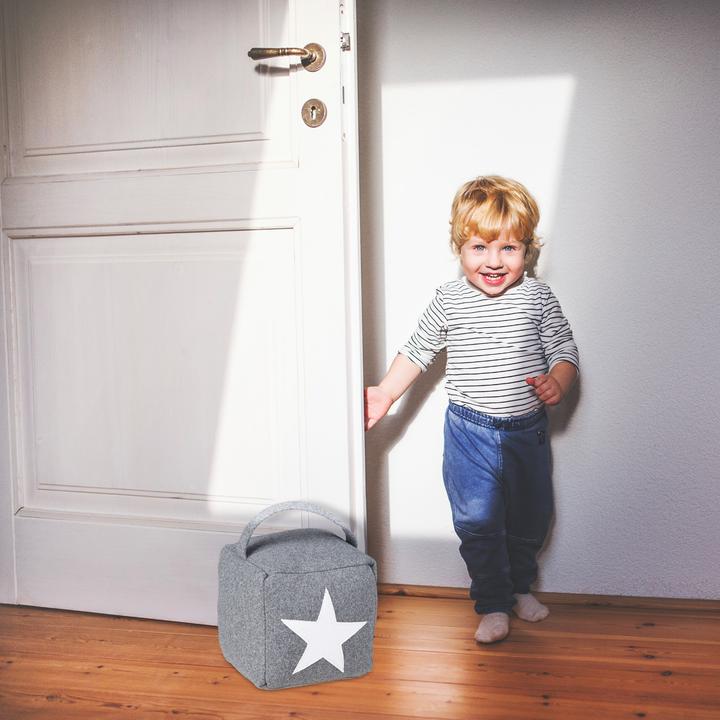 Actual product image Relaxdays Star Doorstop with Handle (1 Piece, 15 x 15 x 20 cm)