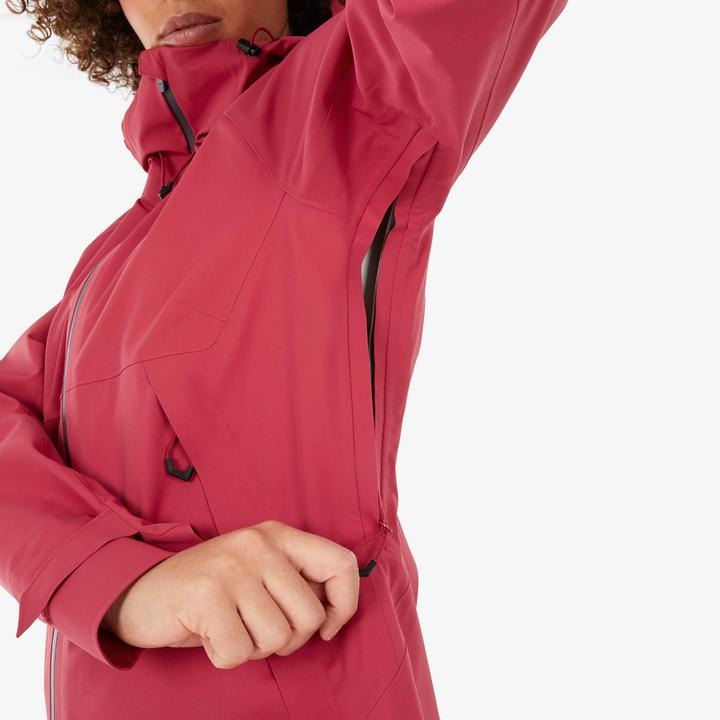 Immagine prodotto Quechua Giacca da trekking da donna impermeabile per escursioni in montagna - MH500 rosa (XL)