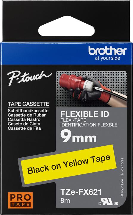 Produktbild Brother TZe-FX621 (0.90 cm, Schwarz)