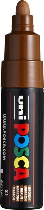 Actual product image Posca Marker PC-7M round tip (Brown, 5.50 mm, 1 x)