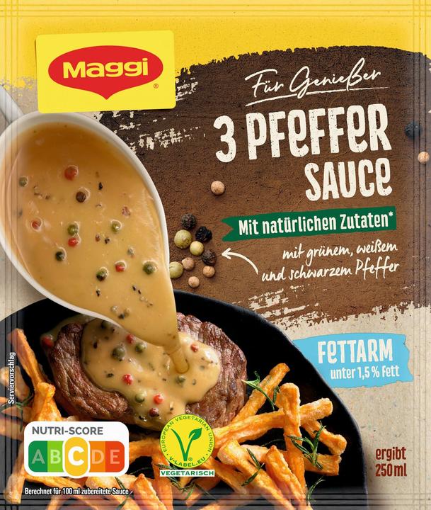 Image du produit Maggi POUR LES GÉNIEURS Sauce 3-Poivre Pauvre en graisse, donne