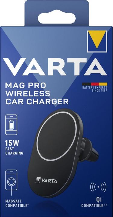 Immagine prodotto Varta Caricabatterie da auto senza fili Mag Pro