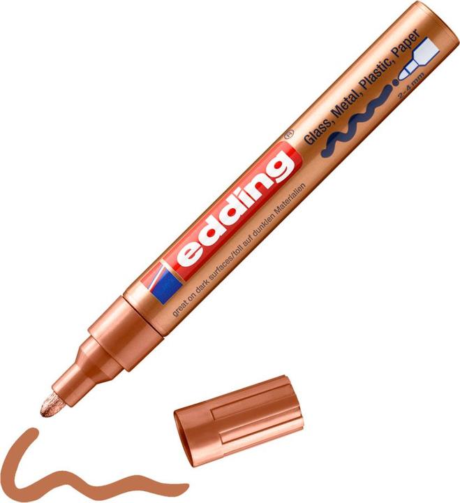 Actual product image Edding 750 gloss paint markers (Blue, 4 mm, 1 x)